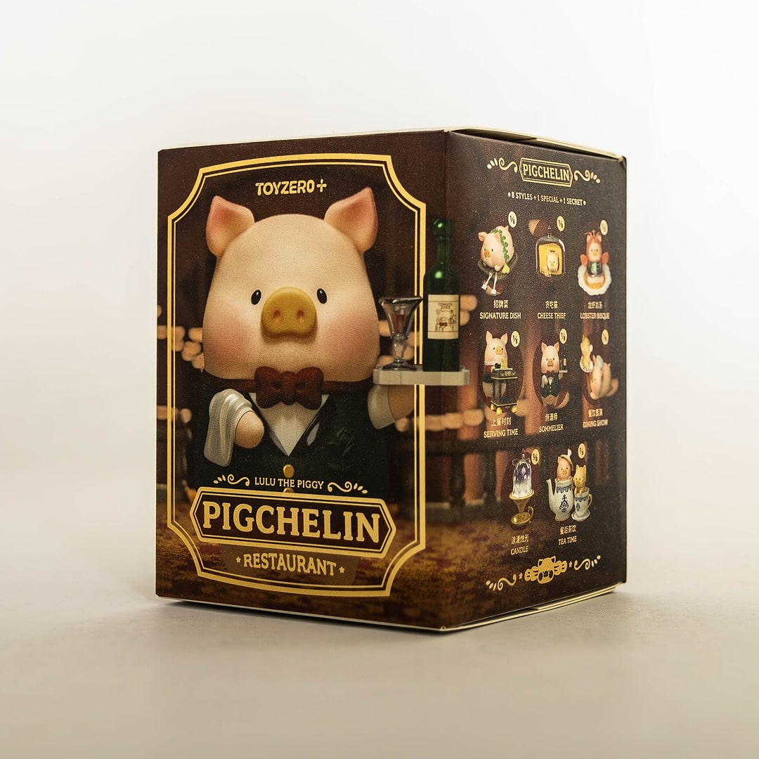 Lulu The Piggy - Série The Pigchelin Restaurant 52 Toys - Blind