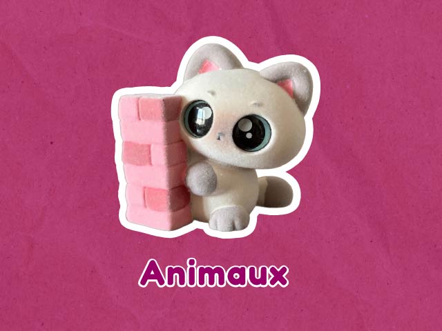 Photo d'un petit chat présentant la collection animaux