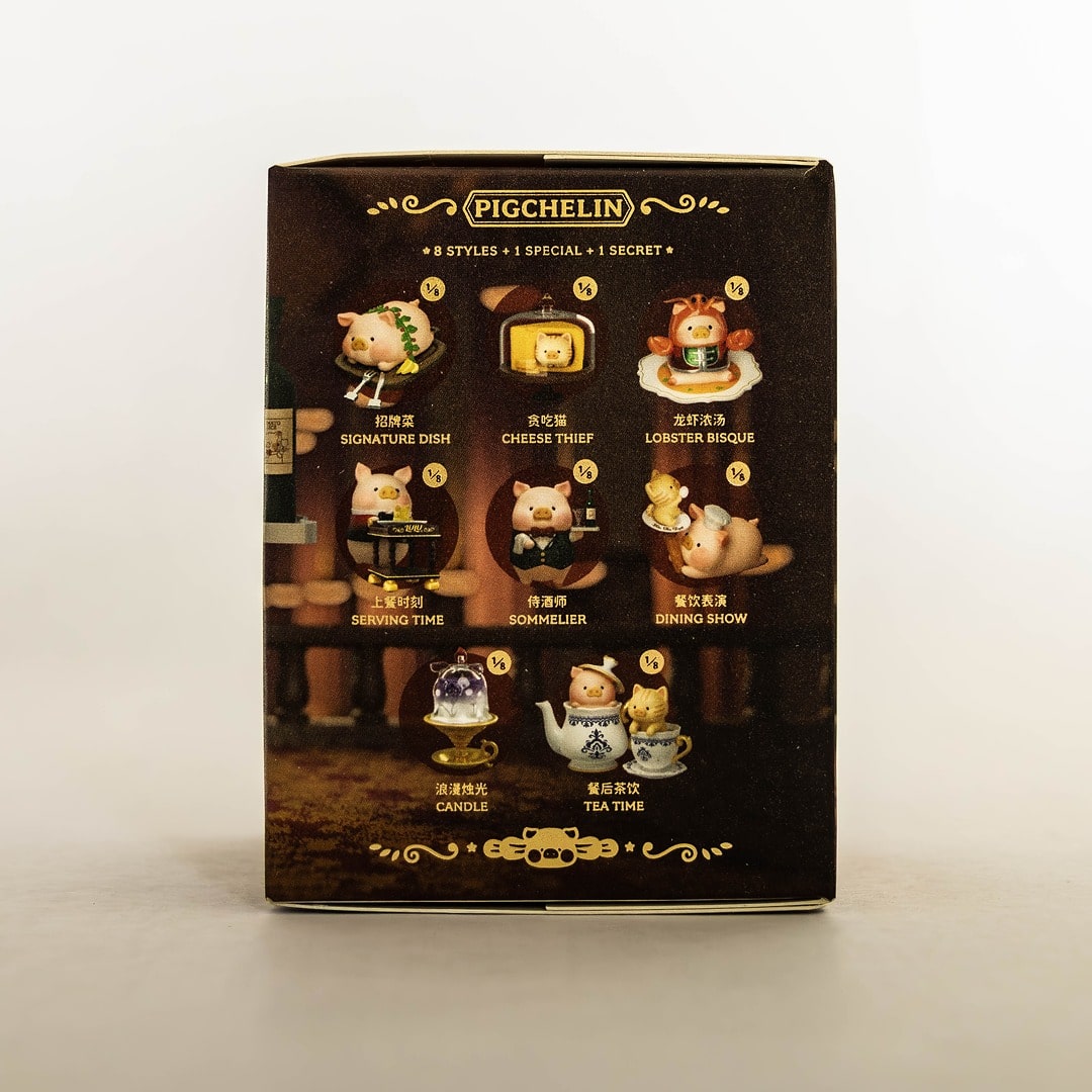 Lulu the piggy série Pigchelin figurines disponibles